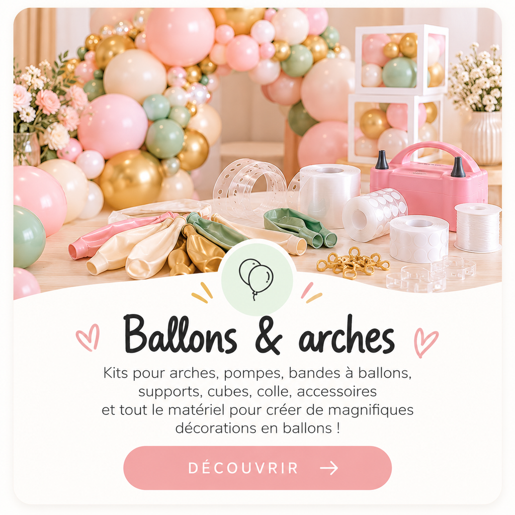 ballons & arches pastel diy