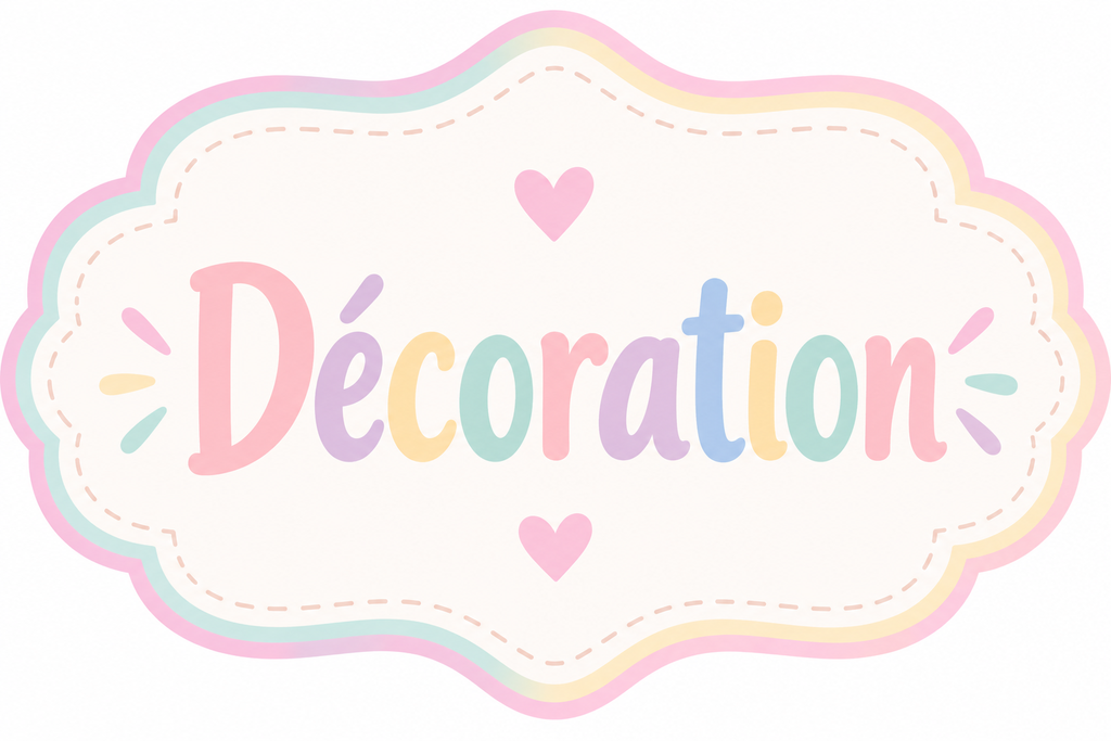 plaque pastel décor « décoration »